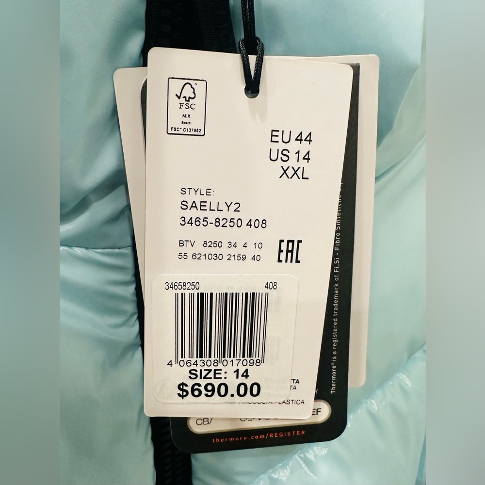NWT Bogner Fire + Ice Glacial Blue Ski Jacket - Picture 9 of 16